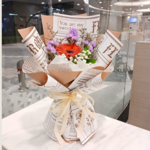 1 Stalk Fresh Roses / Gerbera Daisy