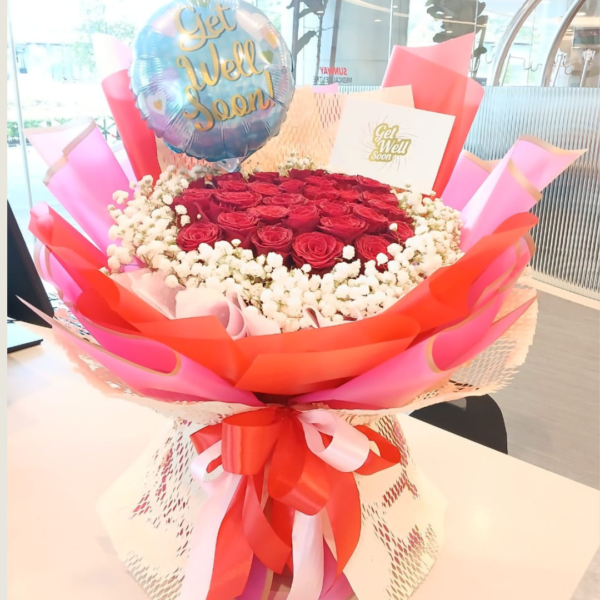 33 Stalk Fresh Roses Bouquet
